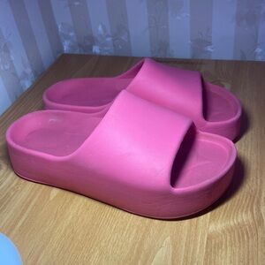 Pink slippers